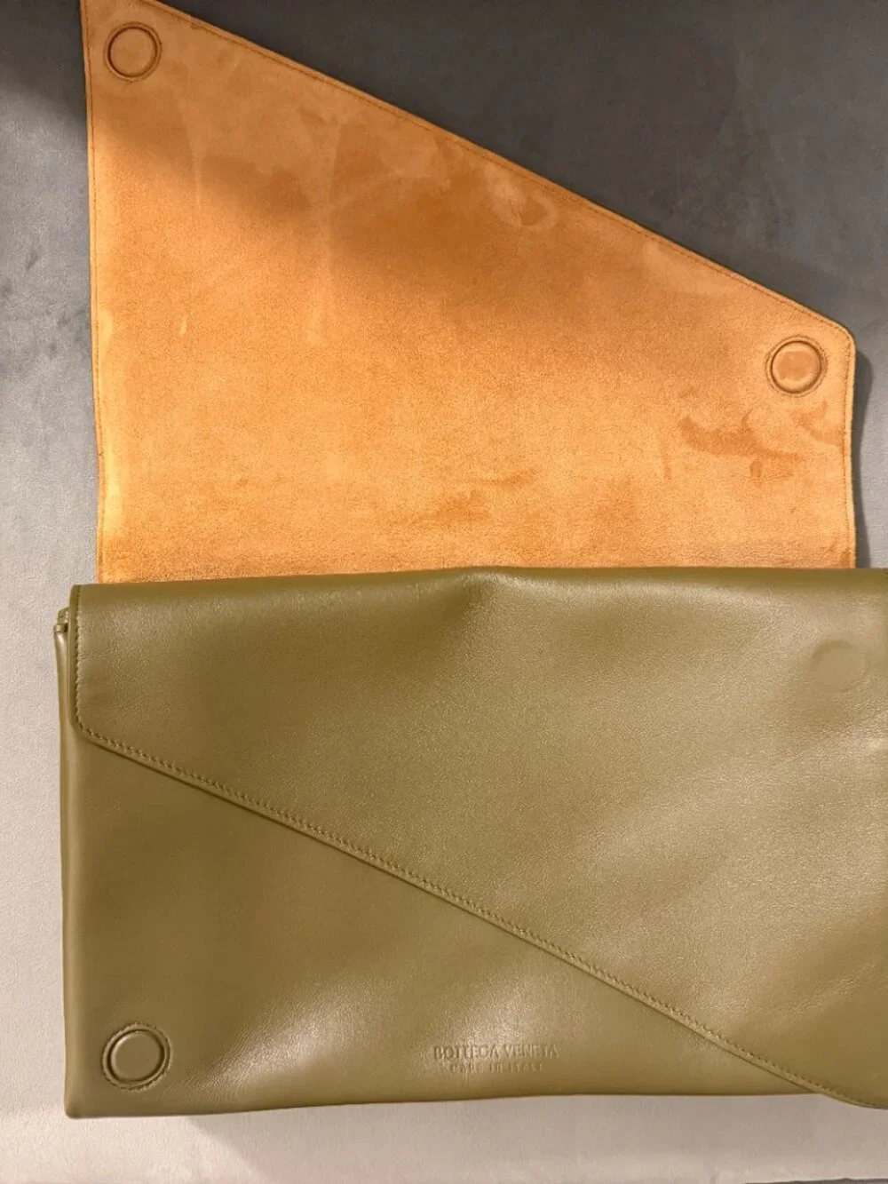Bottega Venetta Leather Clutch